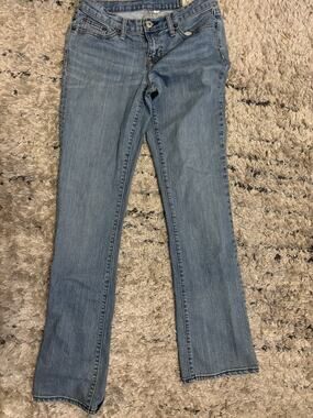 Gap Jeans Women’s Blue Stretch Pants Denim Ladies Mid Rise Sexy Bootcut Sz 6L